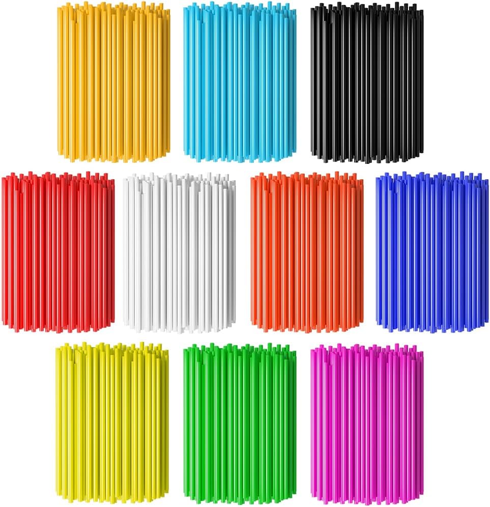 PSLER 72 PCS Spoke Skins Spoke Trim Wrap Decoration Protector Pipe Motocross Pit Dirt Bike Aaccessories