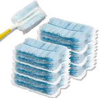 Electrostatic Flash Dust Magnet Refills, Disposable Blue Cleaning Dusters - Fluffy Microfiber Pads for Home, Car, Office and Blinds, No Handle Included (Blue 20pcs)