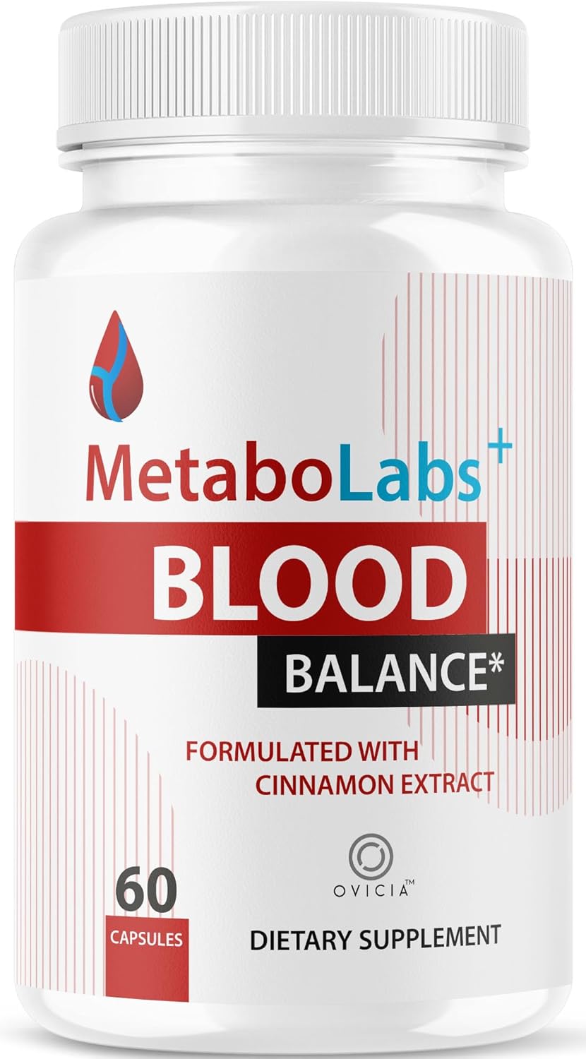 MetaboLabs Capsules - Official MetaboLabs Pills Advanced Premium Formula Support Maximum Strength, All Natural Ingredients Vitamins for Overall Health & Wellness, 60 Capsules for 1 Month