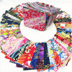 50 Pcs 6 x 6 inch Cotton Fabric, 100% Twill Cotton, DIY Making Supplies Quilting Patchwork Fabric, for Quilting Patchwork Cushions