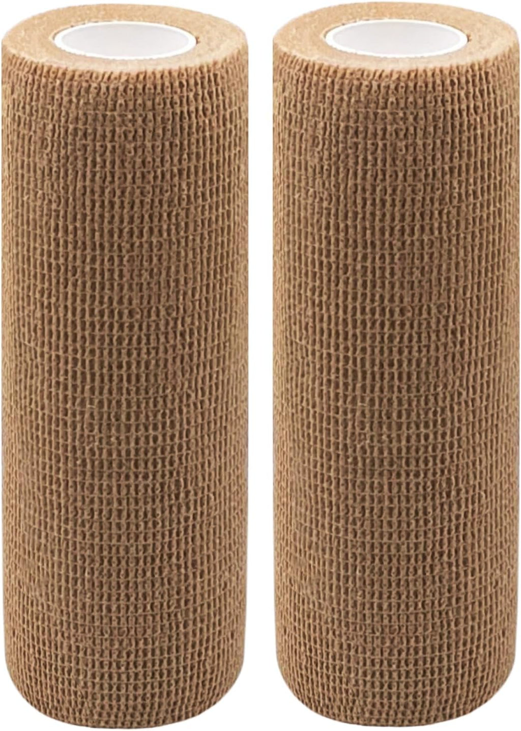 HerMia 6 Inches Self Adhesive Large Bandages Wrap for Wrist Ankle Swelling Sprains, 2 Rolls Non-Woven Cohesive Medical Tape