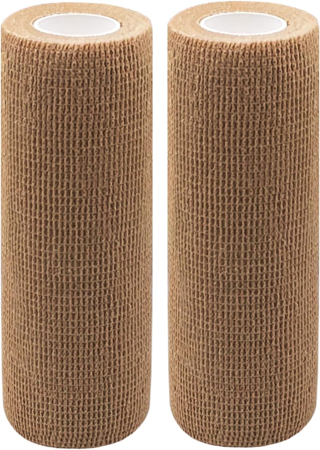 HerMia 6 Inches Self Adhesive Large Bandages Wrap for Wrist Ankle Swelling Sprains, 2 Rolls Non-Woven Cohesive Medical Tape