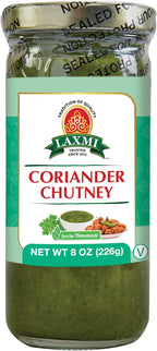 Laxmi Brand Chutney, Made with Authentic Corriander, Herbs and Spices, Made Pure, Made Fresh, Product of USA (Corriander Chutney)