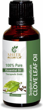 Clove Leaf Oil (Syzygium Aromaticum) Essential Oil 100% Pure Natural Undiluted Uncut Therapeutic Grade Oil 1.69 Fl.OZ
