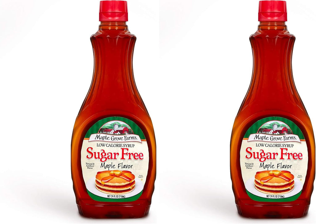Maple Grove Farms, Syrup, Sugar Free, 24 Ounce (Pack of 2)