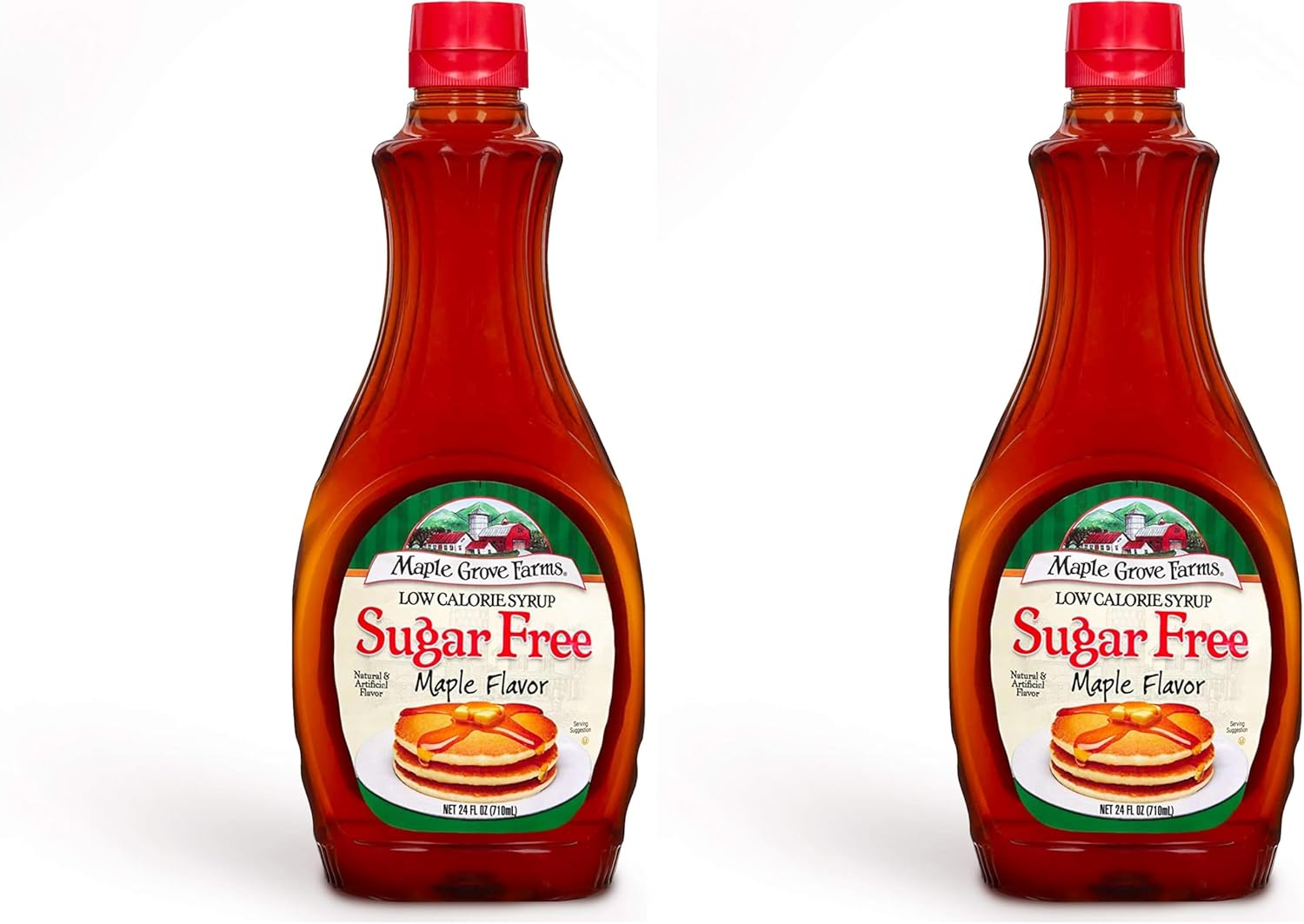 Maple Grove Farms, Syrup, Sugar Free, 24 Ounce (Pack of 2)