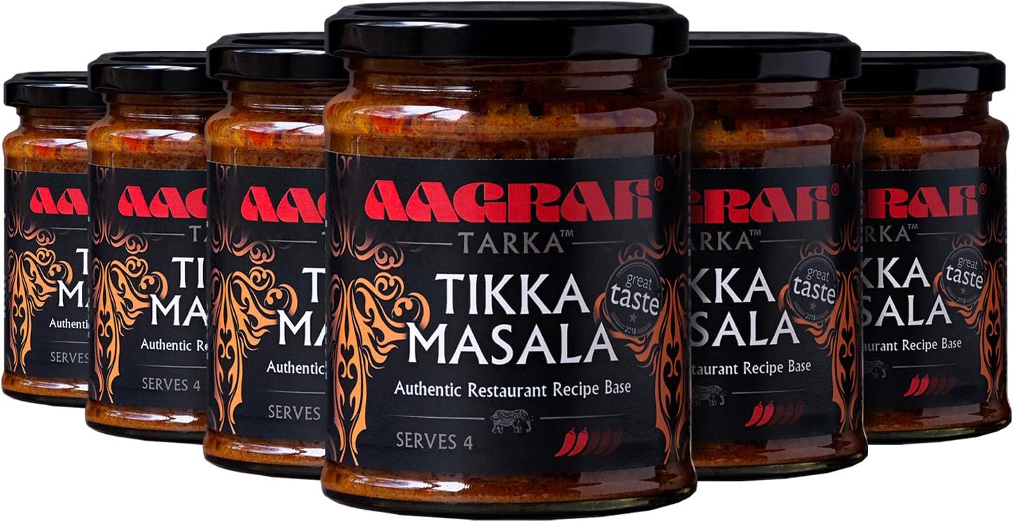 Aagrah Foods Tikka Masala Sauce - 6 Pack (57.14 oz)