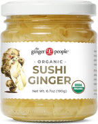 The Ginger People Organic Pickled Sushi Ginger, No Artificial Ingredients, 6.7 oz (Pack of 1)