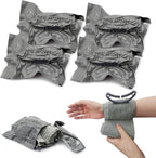 Israeli Emergency Bandage 4 Inch, Vacuum Sealed Medical Compression Bandage,Trauma Wound Dressing, Self-Adhesive Combat Tactical First Aid Kit (4 Inch 4 Pcs)