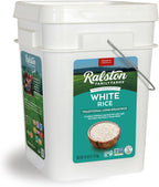 Ralston Family Farms Traditional White Rice 25 lb Bucket, American Grown, Non-GMO, Emergency Food Supply