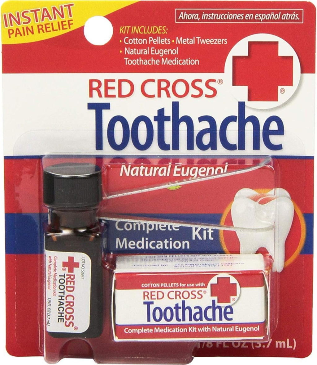 Red Cross Complete Medication Kit for Tooth Pain, 0.125 oz