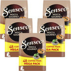 Senseo Mocca Medium Roast Coffee Pods – 240 Count (5 Packs) – Rich & Smooth Mocha Flavor – Single-Serve Coffee Pads Compatible with Senseo Machines – Imported from the Netherlands – Bulk Value Pack