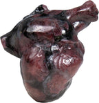 Garnet Heart Crystal Figurines, 2.1 Inch Crystal Heart Love Statue for Home Decor, Meditation and Stress Relief, Hand Carved Natural Healing Stone Cardiac Sculpture Spiritual Gift for Women