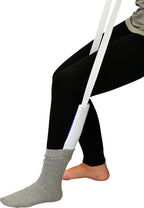 NOVA Sock & Stocking Aid for Seniors – Soft Terry Cloth, Flexible Easy-On Sock Helper with Long Pull Straps for Elderly, Disabled & Limited Mobility