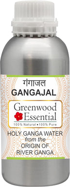 Greenwood Essential Gangajal Holy Ganga Water from The Beginning of River Ganga at Devprayag in Aluminium Bottle 1250ml