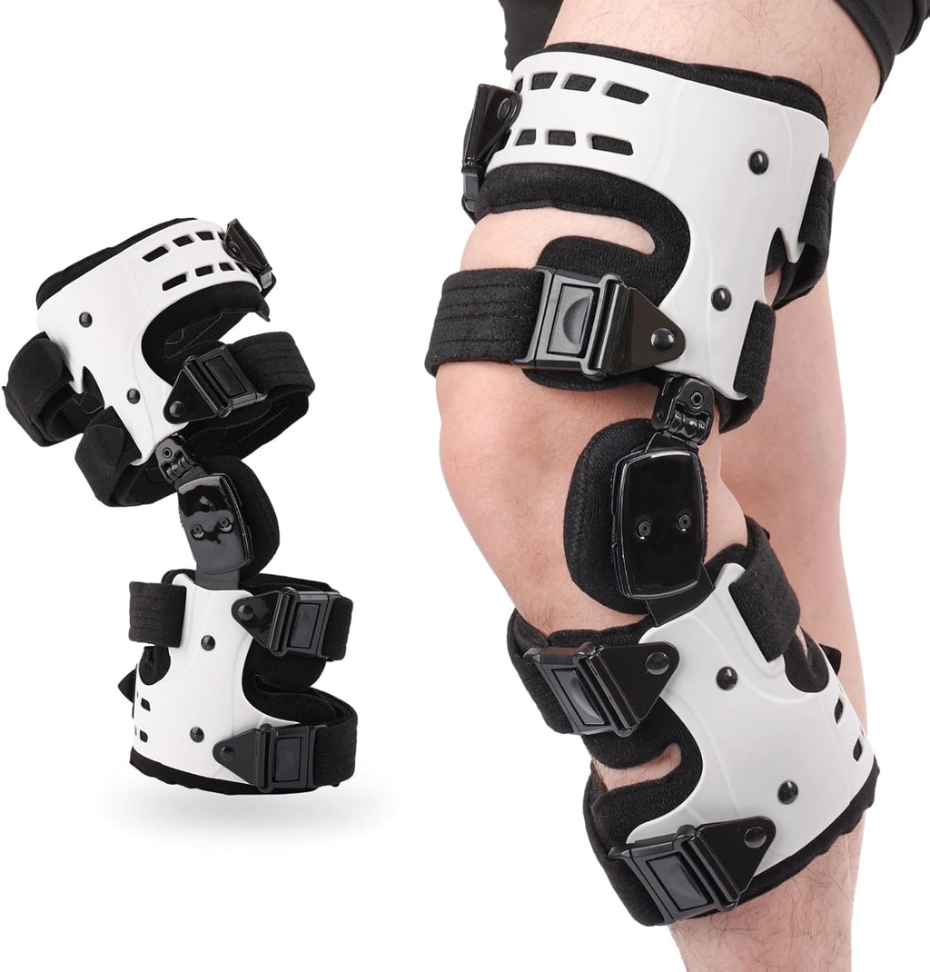 OA Unloader Knee Brace, Support for Arthritis Pain, Osteoarthritis and Bone on Bone Knee Joint Pain, OA Knee Brace Adjustable Metal Medial & Lateral Knee Support