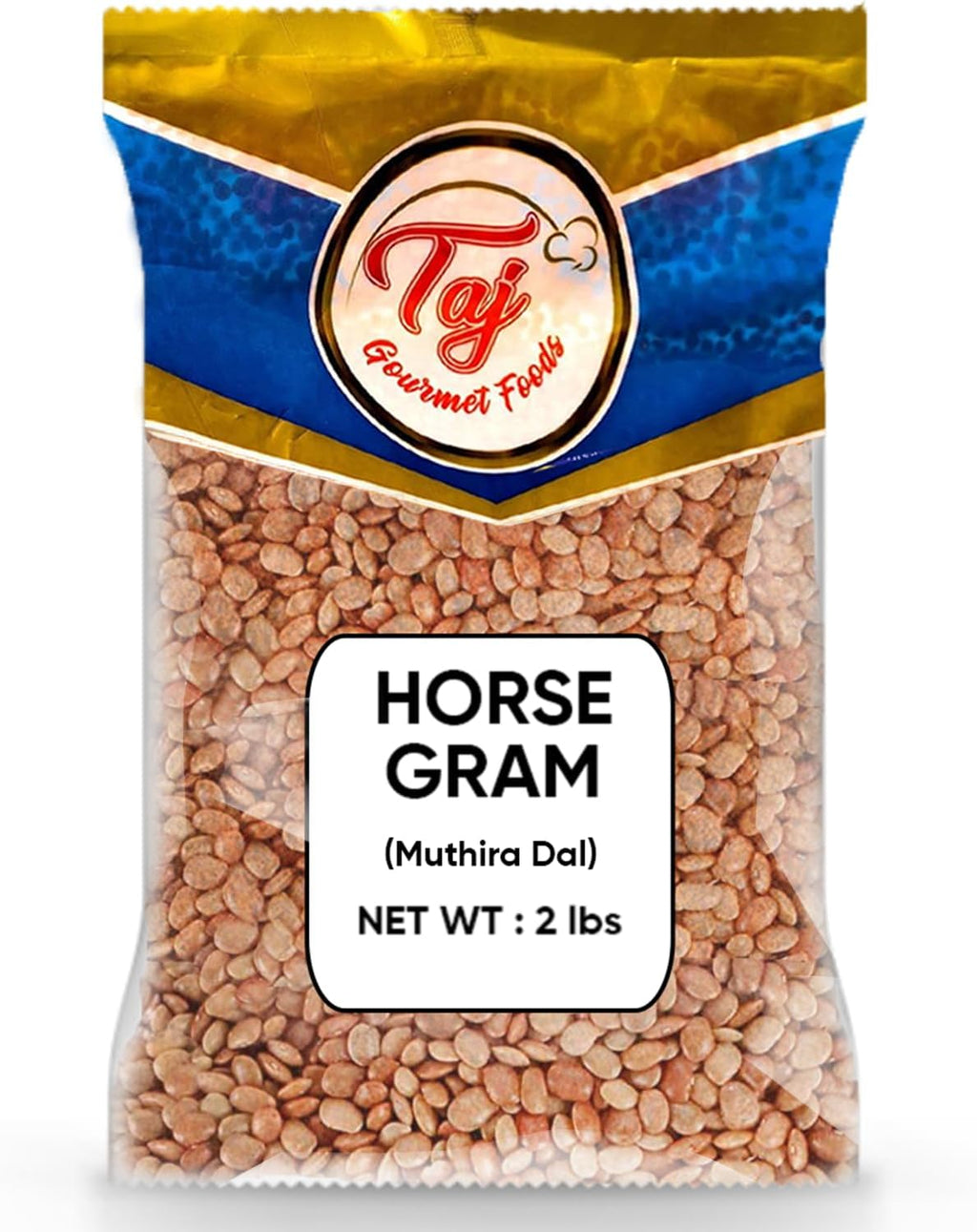 TAJ Horse Gram, Muthira Seeds (Kulith, Kulthi Beans), 2lbs (908g)