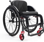 All-Terrain Sports Wheelchair,Aluminum Wheelchair,Portable Lightweight Wheelchair,Wheel Chair For Adults With Anti-Tipper,Self-propelled Manual Wheelchairs,Transport Wheelchair With Handbrakes(Size:42