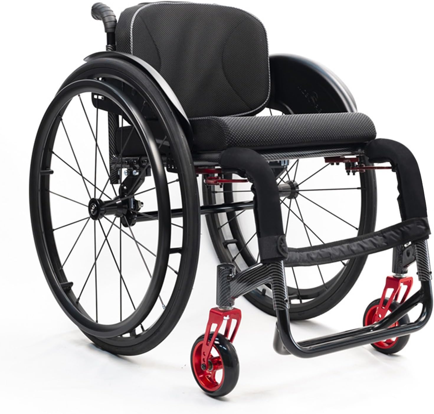 All-Terrain Sports Wheelchair,Aluminum Wheelchair,Portable Lightweight Wheelchair,Wheel Chair For Adults With Anti-Tipper,Self-propelled Manual Wheelchairs,Transport Wheelchair With Handbrakes(Size:42