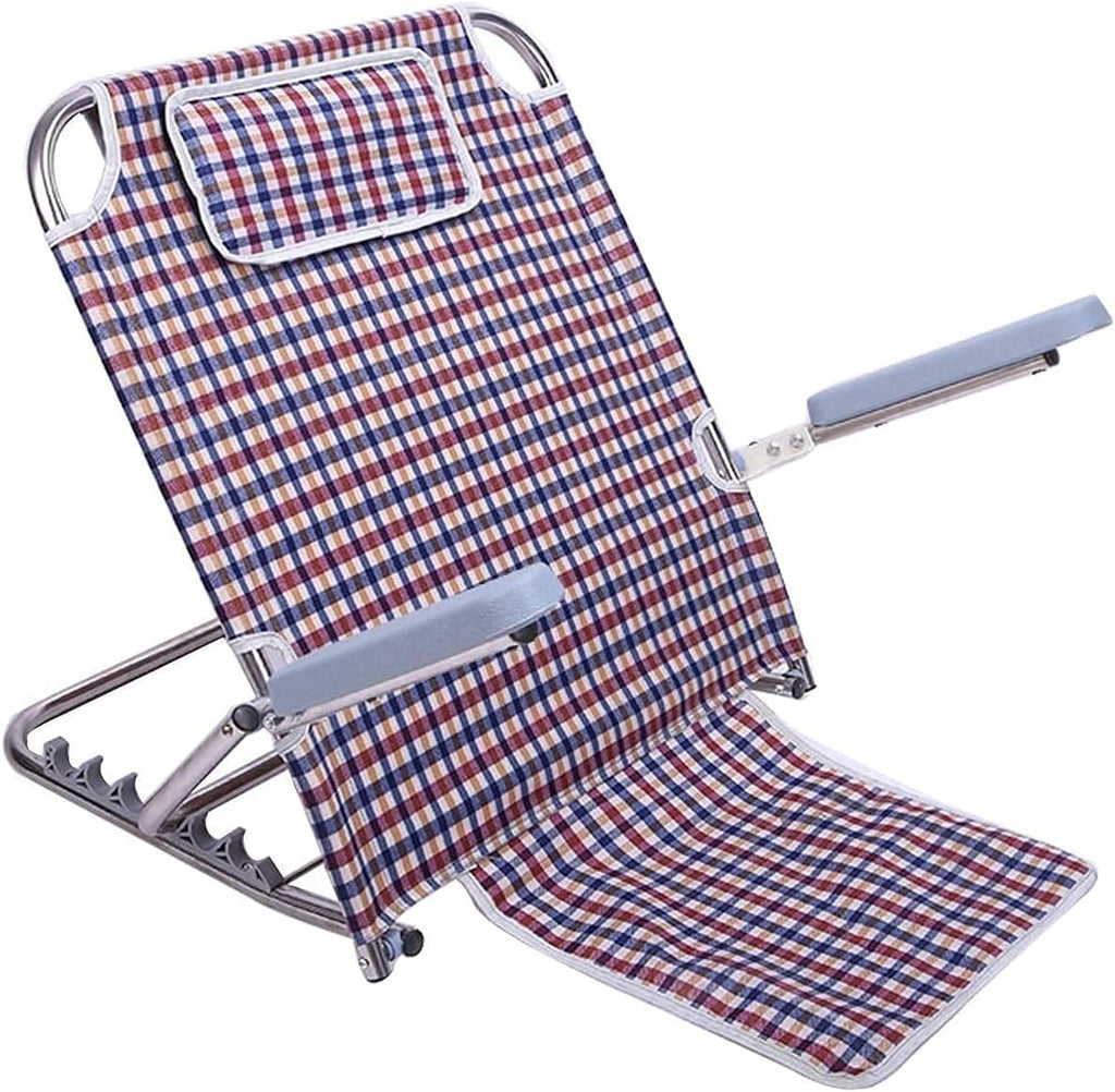 Backrest,Bed wedge pillow lounge chair adjustable cushion bed head and lamp cover, lamp head support free standing pillow head pillow armrest, comfortable and breathable stainless steel backres