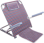 Backrest,Bed wedge pillow lounge chair adjustable cushion bed head and lamp cover, lamp head support free standing pillow head pillow armrest, comfortable and breathable stainless steel backres