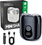 Portable Mini Electric Shaver for Men & Women – USB-C Rechargeable Waterproof Cordless Razor, Compact Travel Face & Body Trimmer for Home & Business (Black)