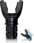 BlackSquid Breathing Exercise Device - Fitness Breather Strength & Endurance Trainer - Athletes Mouth Inhale Breather Stamina Booster Mouthpiece Training Tool