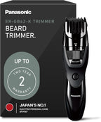 Panasonic Cordless Beard Trimmer for Men with Precision Dial, 19 Adjustable Length Settings, Rechargeable Battery, Washable - ER-GB42-K (Black)