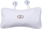 YUET Anti-Slip Non-Slip Bathtub Pillow Home Spa Bath Inflatable Cushion Head Neck Back Shoulders Rest Relax Suction Cup Bathroom Support for Hot Tub Luxurious Headrest