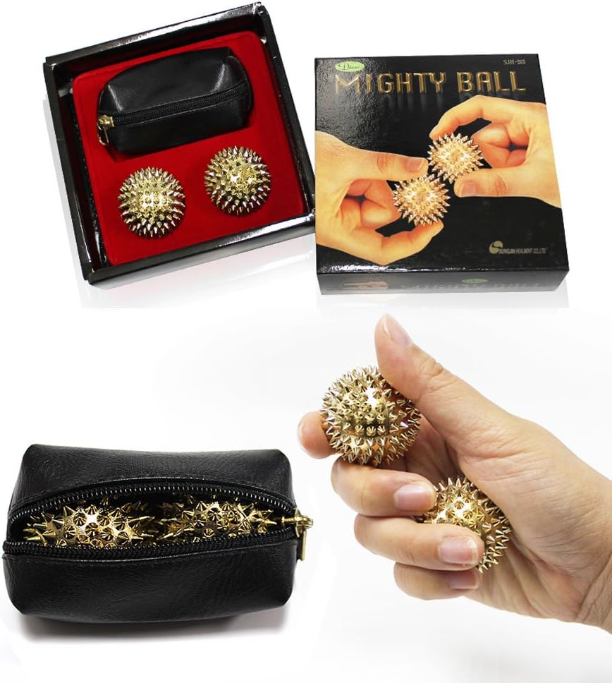 Hand Massage Ball Body Acupressure Spiky Magnetic Massage Balls