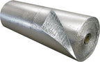 EcoFoil Single Bubble Insulation Roll 48" x 125' (500 sq. ft.), 3.175mm Thick, Single Bubble Reflective Foil Insulation Roll Reflects 96% Radiant Heat, Radiant Barrier, Made in Canada, Foil Color