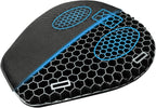 Motorcycle Gel Seat Cushion, 3D Honeycomb Shock-Absorbing, Hollow and Breathable, Hel Material is Compressive, Non-Breaking, Non-Hardening, Soft and Comfortable (Four Seasons)