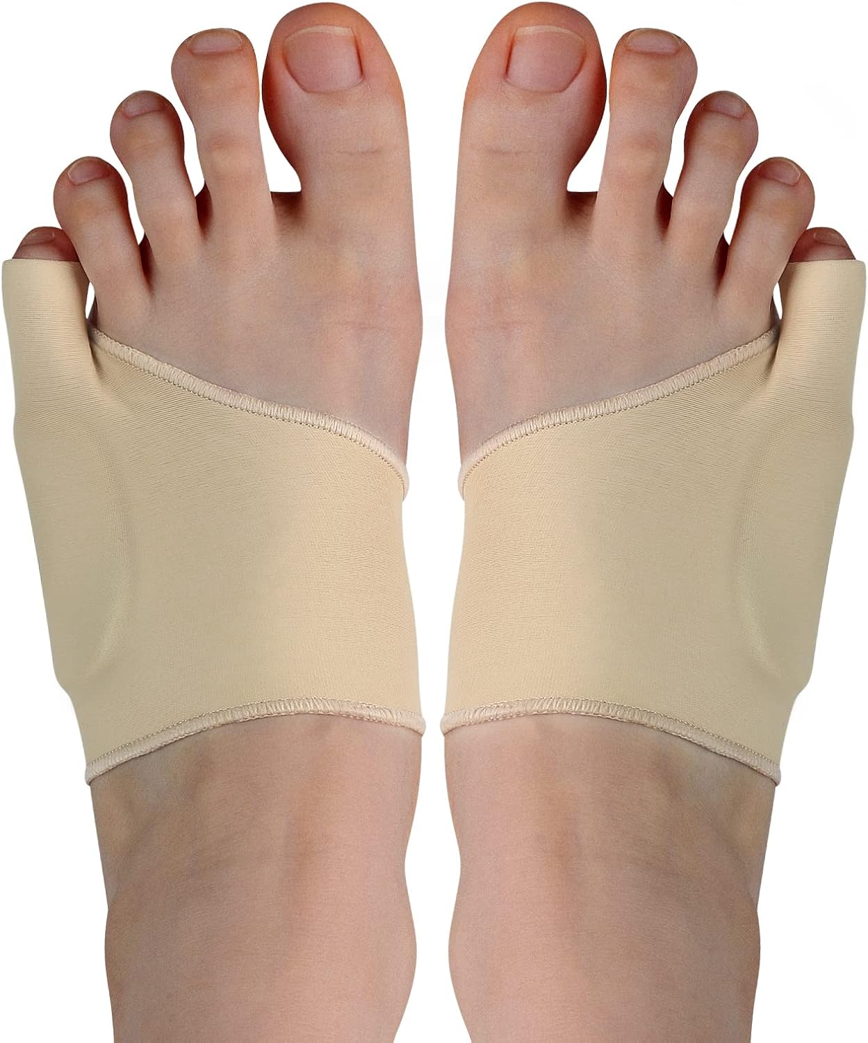 Tailor Bunion Corrector Pads for Pinky Toe Relief, Little Toe Separator, Overlapping, Soft Silicone Gel Bunion Pad with Anti-Slip (L)