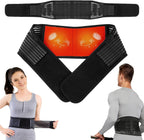 Back Support with Magnet, Tourmaline Magnetic Back Braces for Lower Back Pain Relief, Self Heating & Soothing Waist Band, Lumbar Support Belt for Herniated Disc/Sciatica (Medium)
