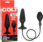 CalExotics COLT XXXL Pumper Plug with Detachable Hose, 6.25 Inch Silicone Inflatable Anal Plug Black SE-6869-25-3