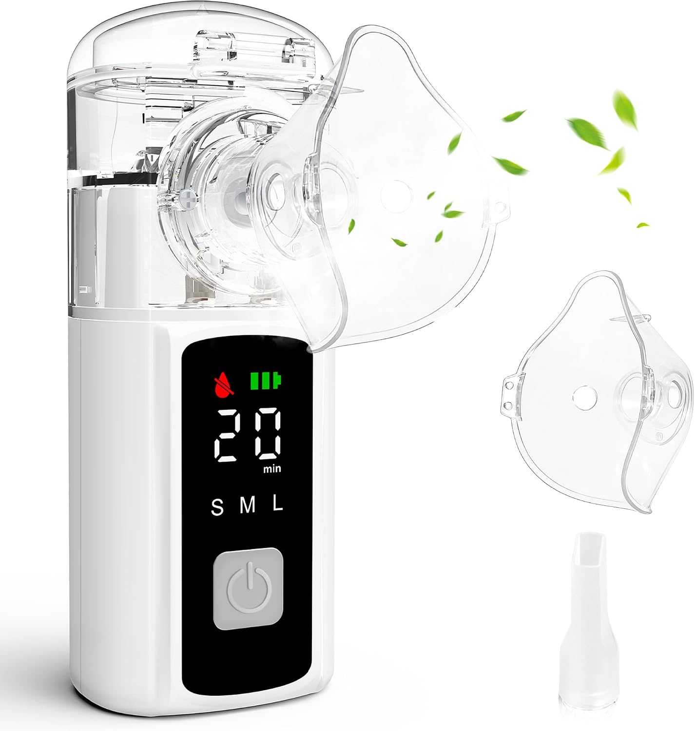 Digital Display Portable Personal Humidifier & Water Atomization for Adults Kids with Adjustable Rate Home Office Travel