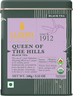 Luxmi Estates Queen of the Hills Organic Darjeeling Black Tea Loose Leaf 50 Cups (100g/3.5oz) | Direct from Garden