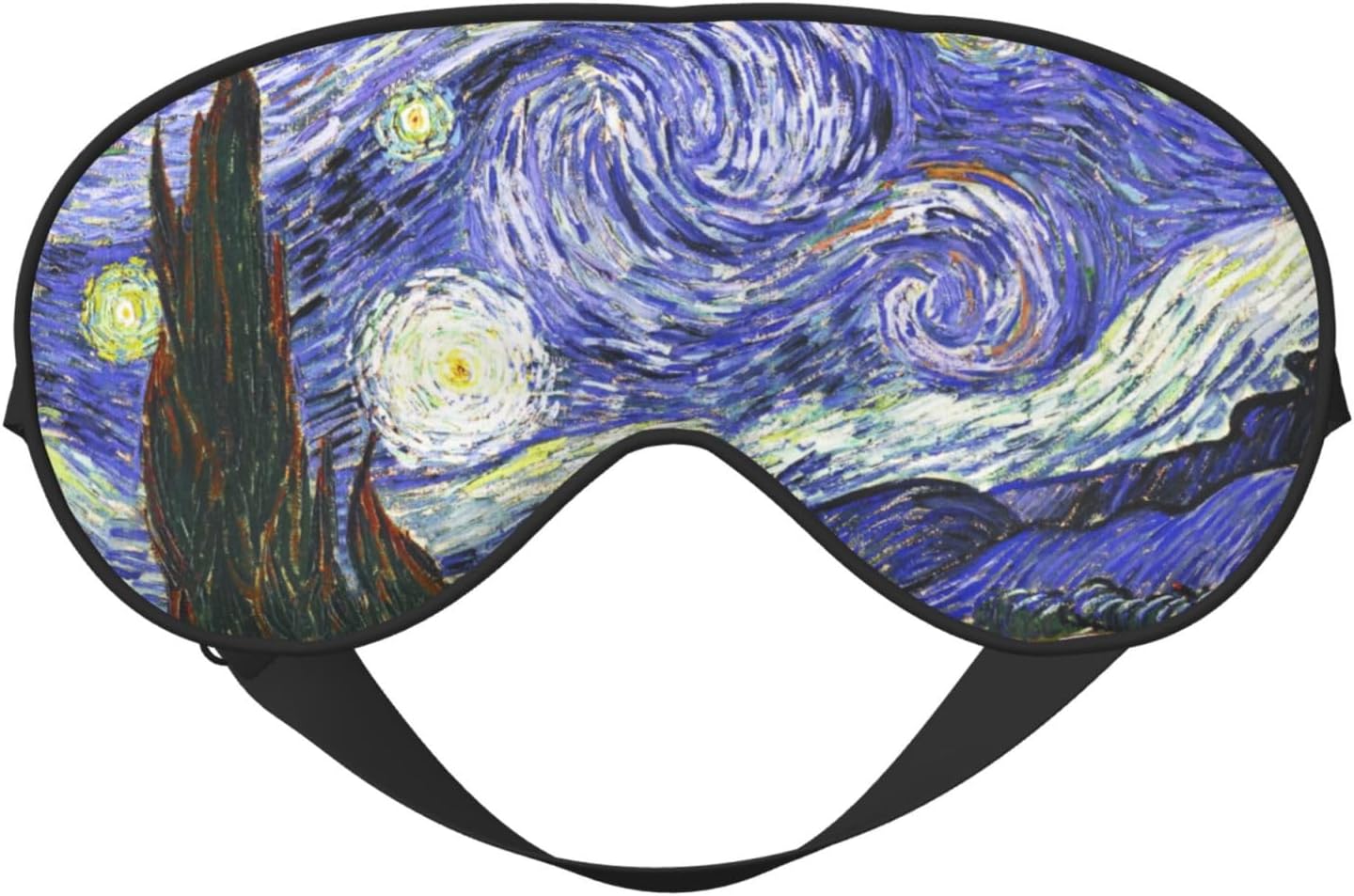 Sleep Eye Mask Starry Night Sky Sleep Mask for Women Men Comfortable Eye Mask with Adjustable Strap Soft Eye Cover Blindfold for Travel Yoga Nap Shift Work