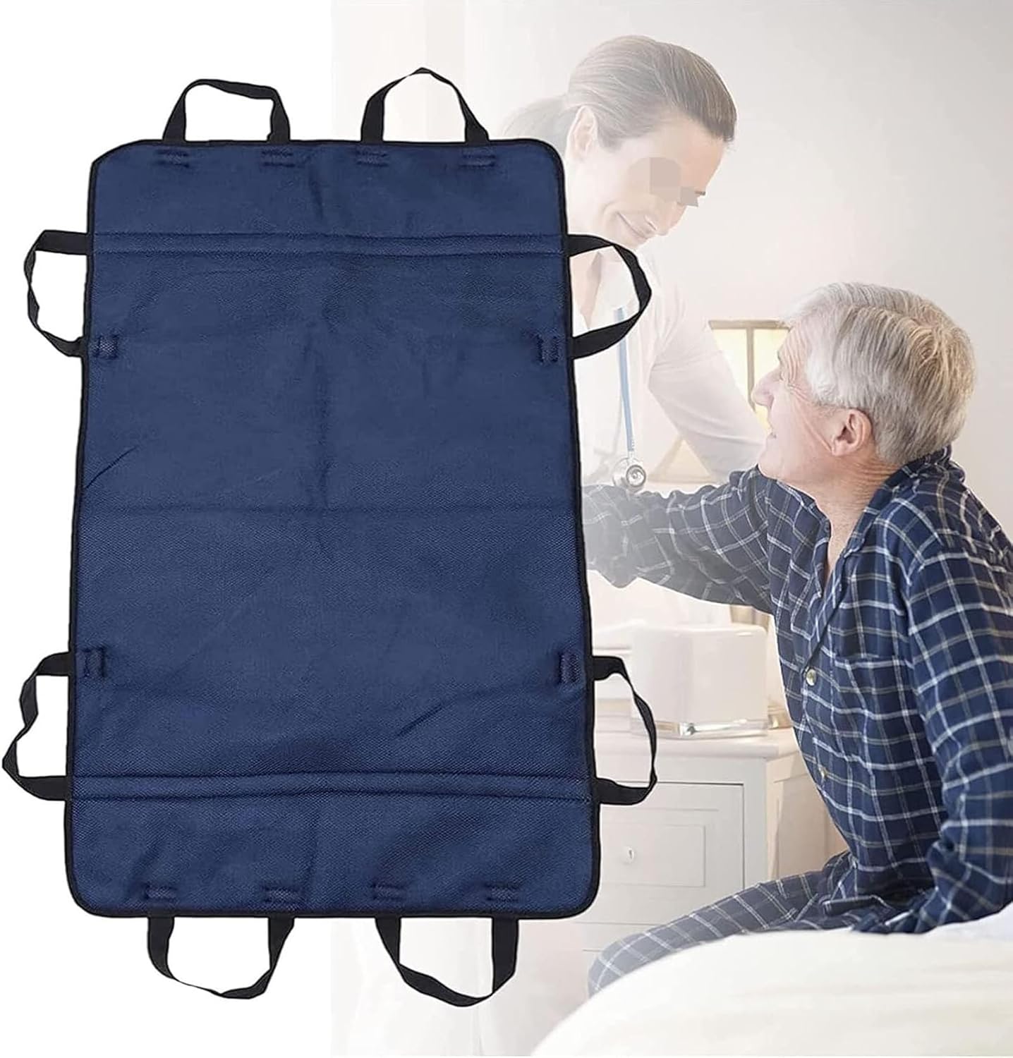 CEEBUS Multipurpose Waterproof Transfer Sheet, Washable & Reusable Positioning Bed Pad,Elderly Slide Sheet,Lifting Board Device for Body Lift, Turning, Moving