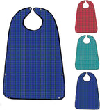 3 Pack Adult Bibs for Eating, Waterproof Clothing Protector with Crumb Catcher, Machine Washable Adult Bibs for men/women…