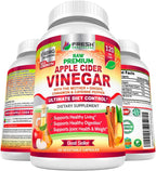 FRESH HEALTHCARE Apple Cider Vinegar Capsules with The Mother - 1740mg Non-GMO Gluten Free ACV Complex with Ceylon Cinnamon, Ginger & Cayenne for Digestion Support & Healthy Living - 120 Vegan Pills