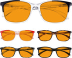 Eyekepper 5-pack Blue Light Filter Glasses Women - Fashion Computer Reading Glasses