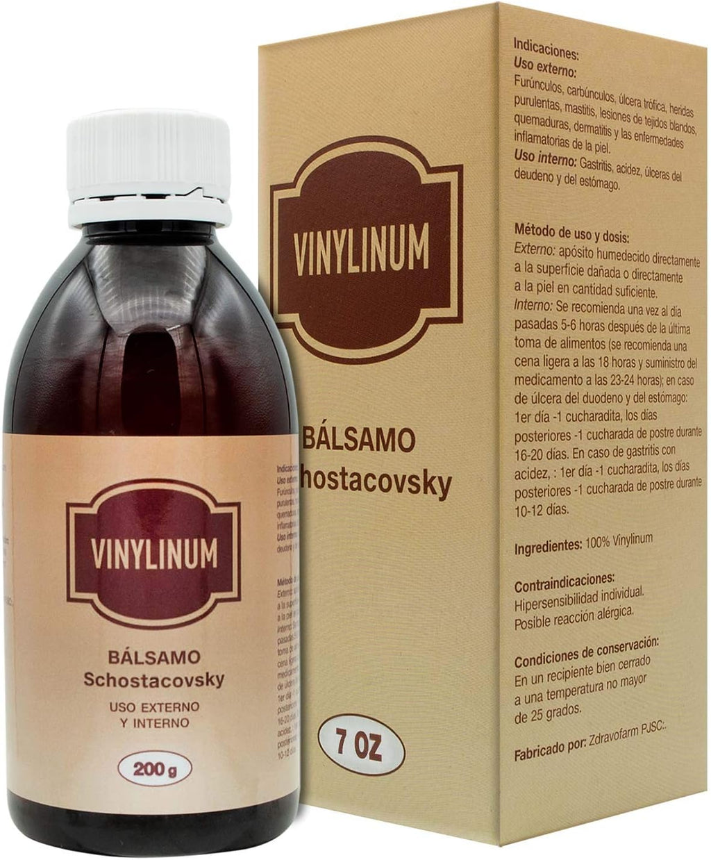 Vinilin (Shostakovsky Balsam) 200g/7.05 oz Value Size