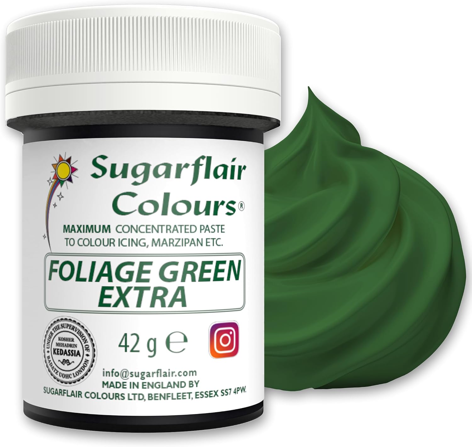 Sugarflair Maximum Concentrated Paste Foliage Green Extra