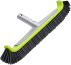 Sepetrel 17.5" Pool Brush Head for Cleaning Walls,Heavy Duty Inground/Above Ground Swimming Pool Scrub Brushes with Premium Strong Bristle & Reinforced Aluminium Back