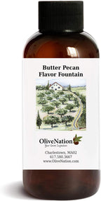 OliveNation Butter Pecan Flavor Fountain, Water Soluble Concentrated Ice Cream and Beverage Flavoring, Non-GMO, Gluten Free, Kosher, Vegan - 4 ounces