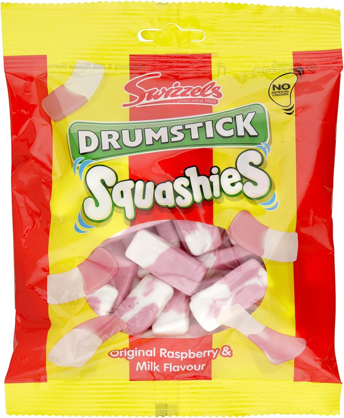 Swizzels Drumstick Squashies Original Raspberry & Milk Flavour 120g