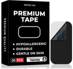 PATCH4U Premium Tape (30 Pack) - Pain Free Removal, Hypoallergenic, Latex Free & Gentle On Skin - Packaging May Vary - Skin Friendly Adhesive Cotton Tape