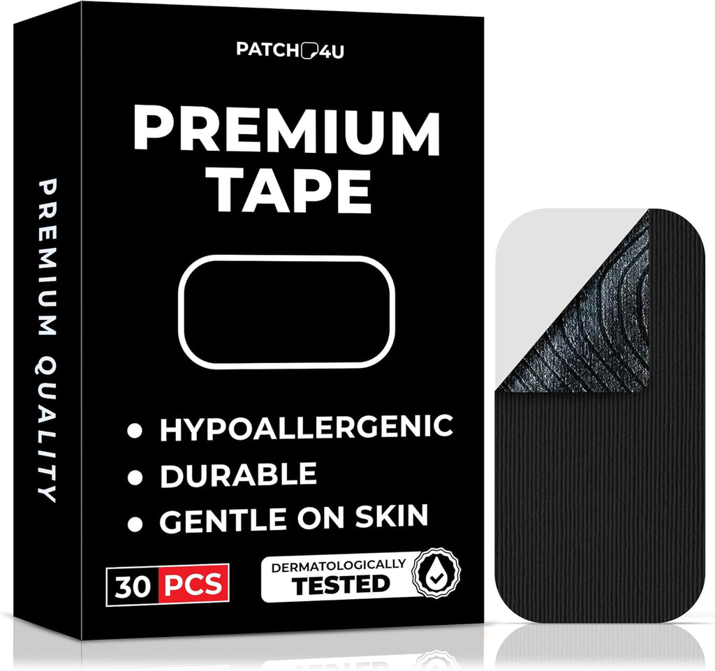 Premium Tape (30 Pack) - Pain Free Removal, Hypoallergenic, Latex Free & Gentle On Skin - Packaging May Vary - Skin Friendly Adhesive Cotton Tape