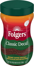 Folgers Classic Decaf Instant Coffee, 8 Ounce